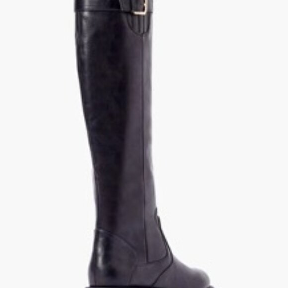 JustFab Morgane Tall Knee High Women's Boot Black Size 7 - Picture 3 of 4